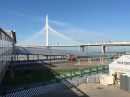 Приемочное обследование и пусковые испытания временного  пешеходного моста, расположенного на территории нового стадиона "Санкт-Петербург"