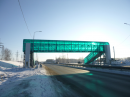Обследование, статические и динамические испытания модульного надземного пешеходного перехода, установленного над автомобильной дорогой по направлению Иркутск-Листвянка